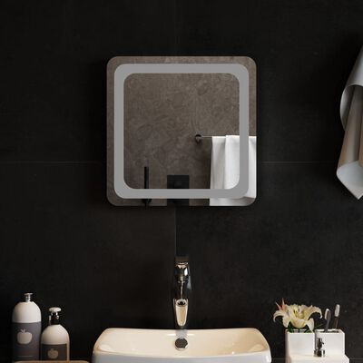 vidaXL Koupelnové zrcadlo s LED osvětlením 40x40 cm