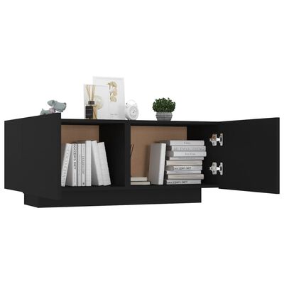 vidaXL TV stolek černý 100 x 35 x 40 cm dřevotříska