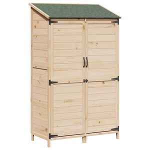 vidaXL Zahradn&iacute; shed se střechou Př&iacute;rodn&iacute; 106,5 x 56 x 176 cm