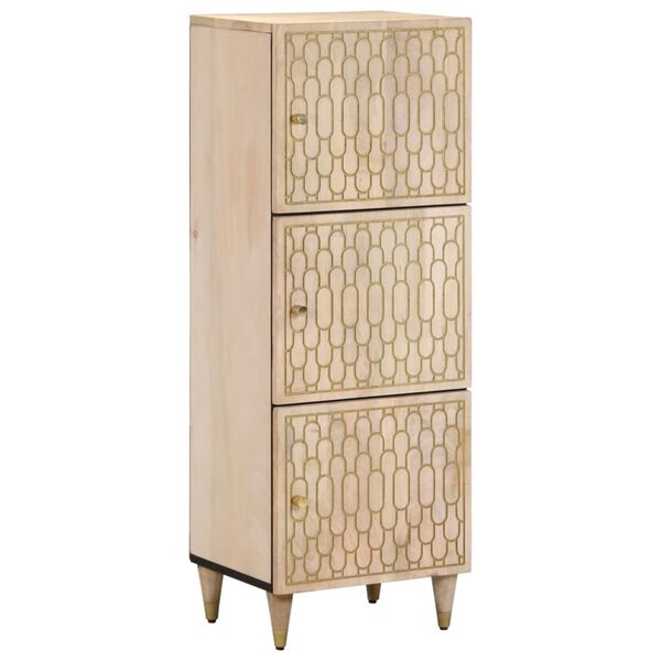 vidaXL Skř&iacute;ň highboard 40 x 33 x 110 cm masivn&iacute; mangovn&iacute;kov&eacute; dřevo