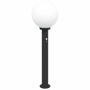 vidaXL Sloupkov&eacute; sv&iacute;tidlo se senzorem 80 cm čern&eacute; IP44