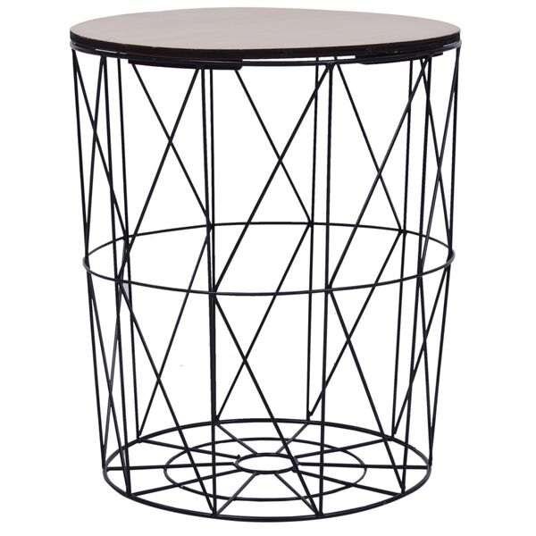 vidaXL Konferenční stolek 3 ks černé