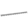 vidaXL Okraj tr&aacute;vn&iacute;ku 30 pcs 102 x 4 x 4 cm Ocel Stř&iacute;brn&aacute;