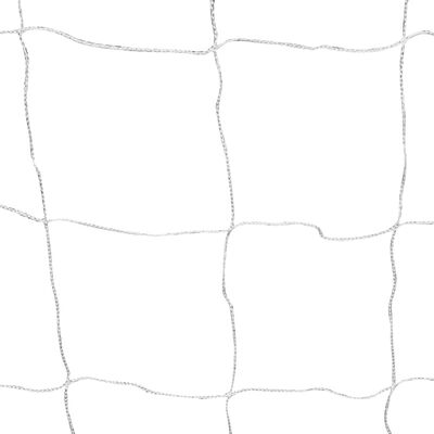 vidaXL Fotbalové branka se sítí 182 x 61 x 122 cm ocelová bílá
