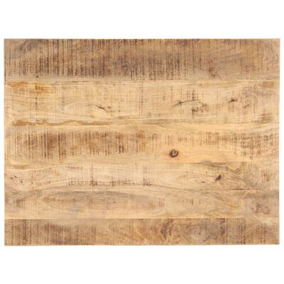 vidaXL Stolní deska masivní mangovníkové dřevo 25–27 mm 80 x 70 cm