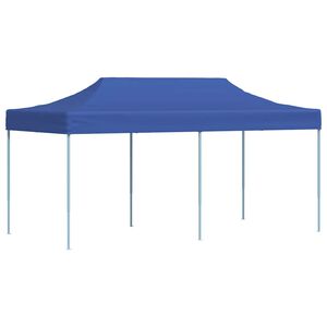 vidaXL Rozkl&aacute;dac&iacute; stan nůžkov&yacute; 3 x 6 m modr&yacute;