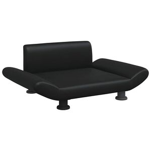vidaXL Pel&iacute;&scaron;ek pro psy čern&yacute; 70 x 45 x 28 cm uměl&aacute; kůže