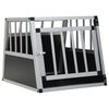vidaXL Klec pro psy s jednokř&iacute;dl&yacute;mi dv&iacute;řky 54 x 69 x 50 cm
