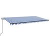vidaXL Stahovac&iacute; mark&yacute;za Modr&aacute; a b&iacute;l&aacute; 600 &times; 350 cm Polyester