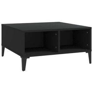 vidaXL Konferenčn&iacute; stolek čern&yacute; 60 x 60 x 30 cm dřevotř&iacute;ska