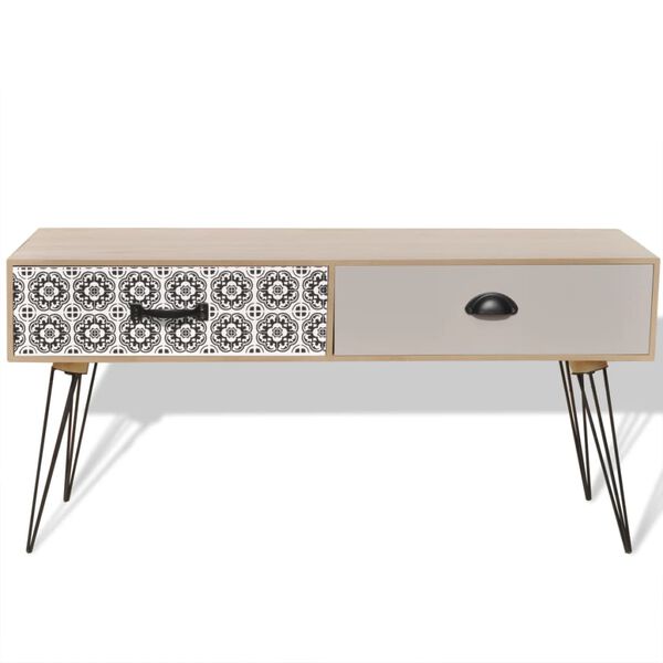 vidaXL TV / odkl&aacute;dac&iacute; stolek 100x40x35 cm hněd&yacute;