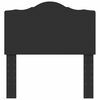 vidaXL Čelo postele s čelo Černý dub 75 cm Kompozitní dřevo