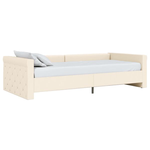 vidaXL V&aacute;lenda s matrac&iacute; a USB kr&eacute;mov&aacute; textil 90 x 200 cm