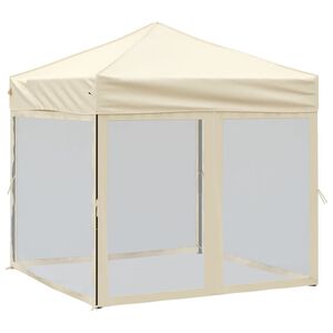 vidaXL Skl&aacute;dac&iacute; party stan s bočn&iacute;mi stěnami kr&eacute;mov&yacute; 2 x 2 m