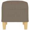 vidaXL Lavice taupe 70 x 35 x 41 cm textil
