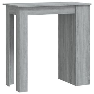 vidaXL Barov&yacute; stůl s &uacute;ložn&yacute;m reg&aacute;lem &scaron;ed&yacute; sonoma 102 x 50 x 103,5 cm