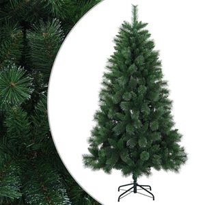 vidaXL Uměl&yacute; v&aacute;nočn&iacute; stromeček 120 cm PVC a kov Zelen&aacute;