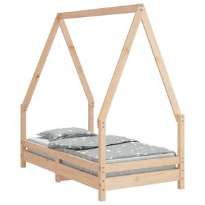 vidaXL Dětsk&aacute; postel 70 x 140 cm masivn&iacute; borov&eacute; dřevo