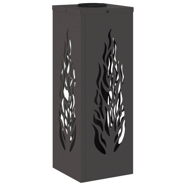 vidaXL Sol&aacute;rn&iacute; LED Cestovn&iacute; Světlo 2 pcs Čern&aacute; Studeně v&aacute;lcovan&aacute; ocel