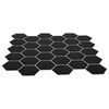 vidaXL Hexagon&aacute;ln&iacute; dlaždice 10 pcs B&iacute;l&aacute; 30 x 30 cm Polyuretan a PET
