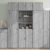 vidaXL Skř&iacute;ň highboard &scaron;ed&aacute; sonoma 70 x 42,5 x 185 cm kompozitn&iacute; dřevo