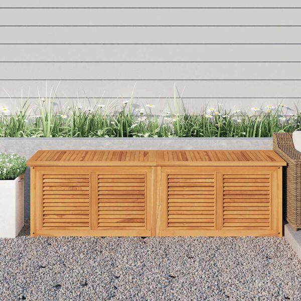 vidaXL Zahradn&iacute; &uacute;ložn&yacute; box s vložkou 175 x 50 x 55 cm masivn&iacute; teak