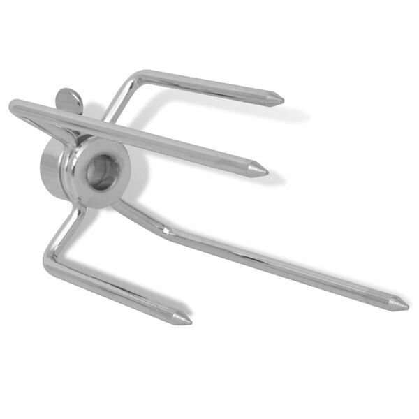 vidaXL Čtyřbodce na grilovac&iacute; rožeň 2 ks ocelov&eacute;