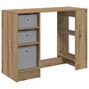 vidaXL Stůl Artisanov&yacute; dub kompozitn&iacute; dřevo 100 x 40 x 75 cm