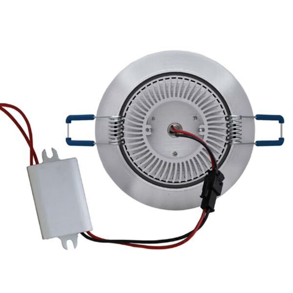 vidaXL Ž&aacute;rovka s reflektory Stř&iacute;brn&aacute;