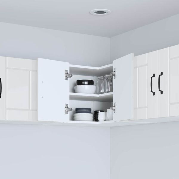 vidaXL Kuchyňsk&aacute; skř&iacute;ň Vysoce leskl&aacute; b&iacute;l&aacute; 57 x 57 x 40 cm