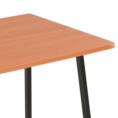 vidaXL Psací stůl s poličkami černý a hnědý 102 x 50 x 117 cm