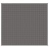 vidaXL Zátěžová deka šedá 200 x 225 cm 9 kg textil