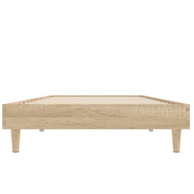 vidaXL Rám postele dub sonoma 75 x 190 cm kompozitní dřevo