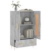vidaXL Skř&iacute;ň highboard betonově &scaron;ed&aacute; 69,5x31x115 cm kompozitn&iacute; dřevo