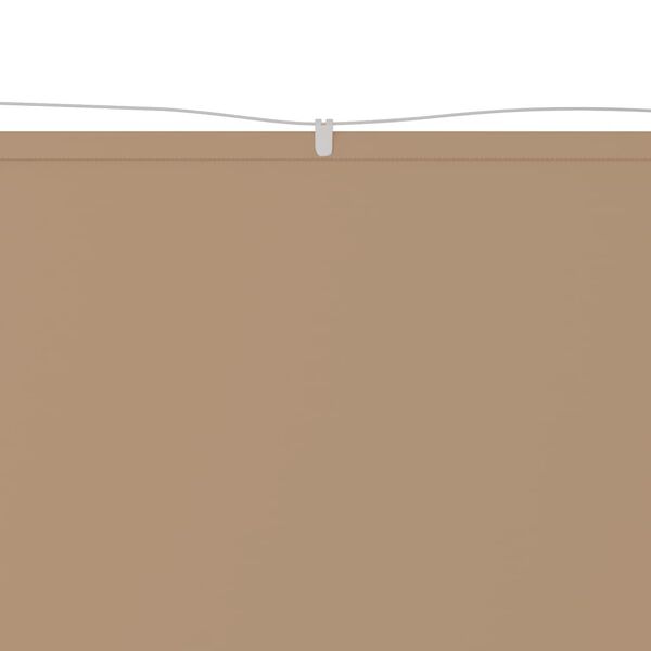 vidaXL Vertik&aacute;ln&iacute; mark&yacute;za taupe 140 x 800 cm oxfordsk&aacute; l&aacute;tka