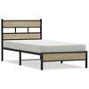 vidaXL R&aacute;m postele bez matrace dub sonoma 80 x 200 cm kompozitn&iacute; dřevo