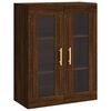 vidaXL Skř&iacute;ň highboard hněd&yacute; dub 69,5 x 34 x 180 cm kompozitn&iacute; dřevo