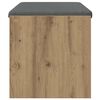vidaXL Chodbičkov&aacute; lavice s pol&scaron;t&aacute;řem Artisanov&yacute; dub 83 x 38 x 40 cm