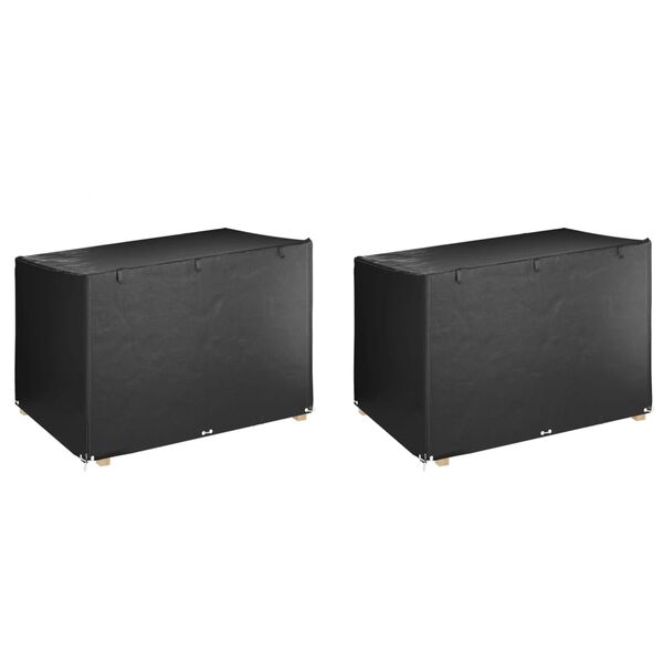 vidaXL Plachty na zahradn&iacute; houpačku 2 ks 12 oček 215x150x130/150 cm PE