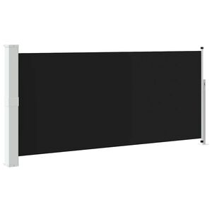 vidaXL Zatahovac&iacute; bočn&iacute; mark&yacute;za / z&aacute;stěna 140 x 314 cm čern&aacute;