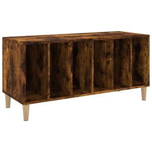 vidaXL Skř&iacute;ňka na LP desky kouřov&yacute; dub 100x38x48 cm kompozitn&iacute; dřevo