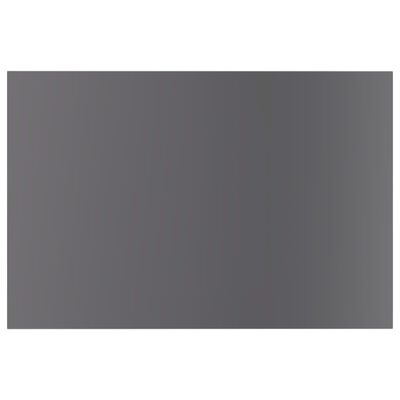 vidaXL Přídavné police 8 ks šedé vysoký lesk 60x40x1,5 cm dřevotříska
