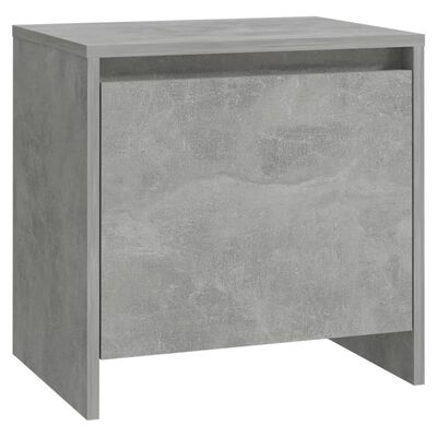 vidaXL Noční stolek betonově šedý 45 x 34 x 44,5 cm dřevotříska