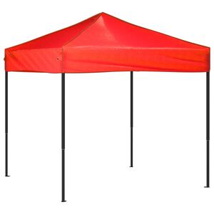 vidaXL Skl&aacute;dac&iacute; party stan červen&yacute; 2 x 2 m