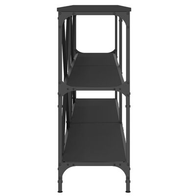 vidaXL Konzolový stolek černý 180x30x75 cm kompozitní dřevo a železo
