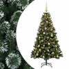 vidaXL Uměl&yacute; v&aacute;nočn&iacute; stromeček s ozdobami 120 cm 150 LED Tepl&aacute; b&iacute;l&aacute;