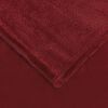 vidaXL Plažov&aacute; deka Bordeaux červen&aacute; 240 x 270 cm Fleece