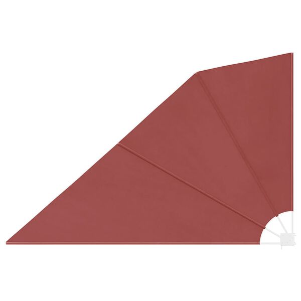 vidaXL Skl&aacute;dac&iacute; z&aacute;stěna na balkon terracotta 160 x 240 cm