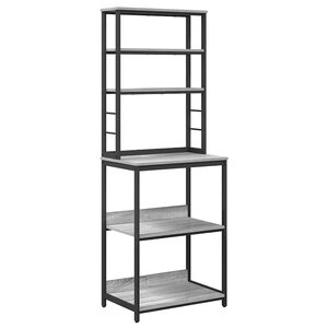 vidaXL Kuchyňsk&aacute; polička &Scaron;ed&aacute; Sonoma 60 x 40 x 168 cm kompozitn&iacute; dřevo