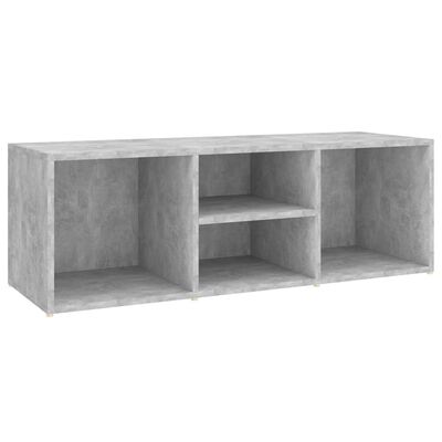 vidaXL Botníková lavice betonově šedá 105 x 35 x 35 cm dřevotříska